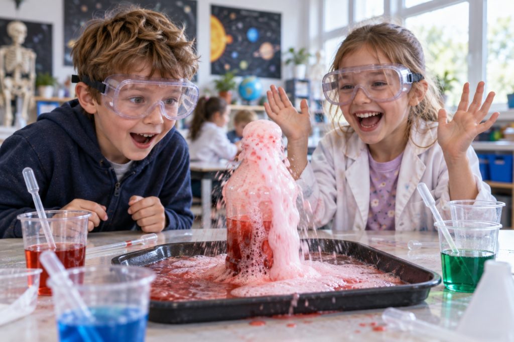 Expérience scientifique en stage de vacances